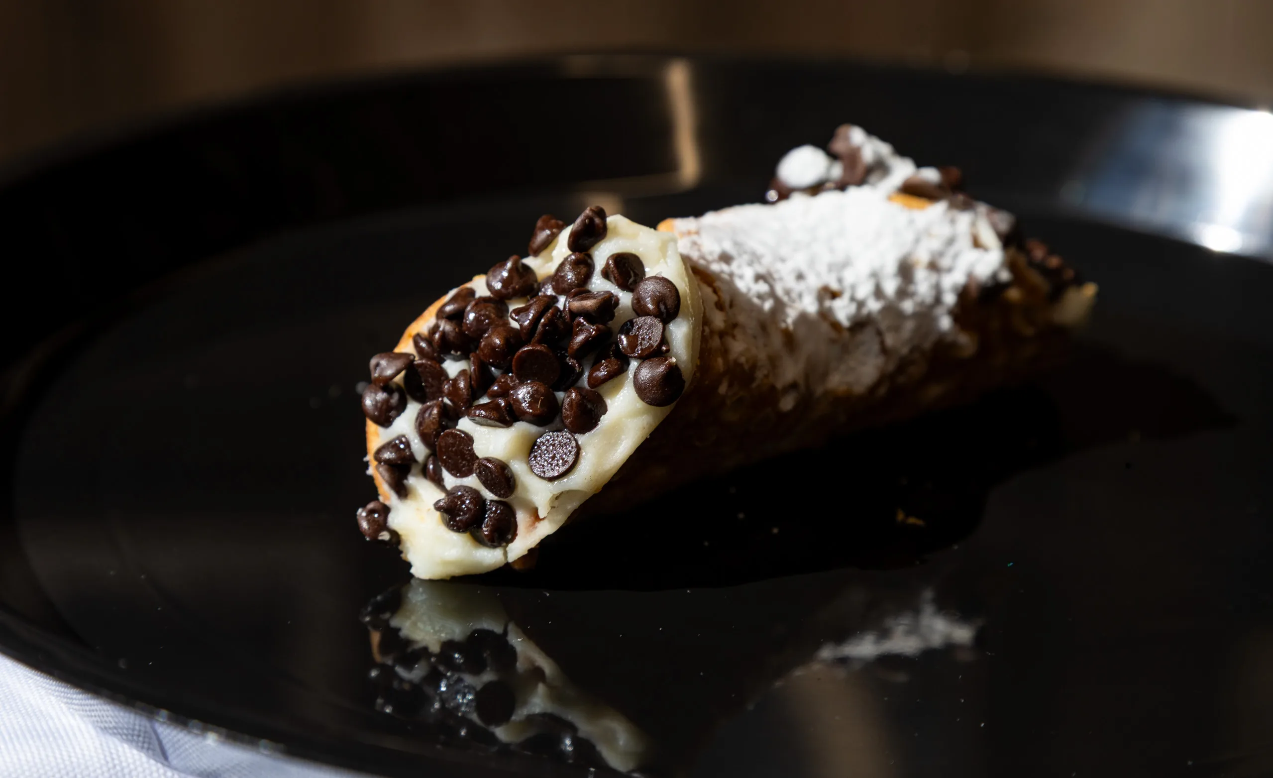 Fresh cannoli from Borrelli's Bakery